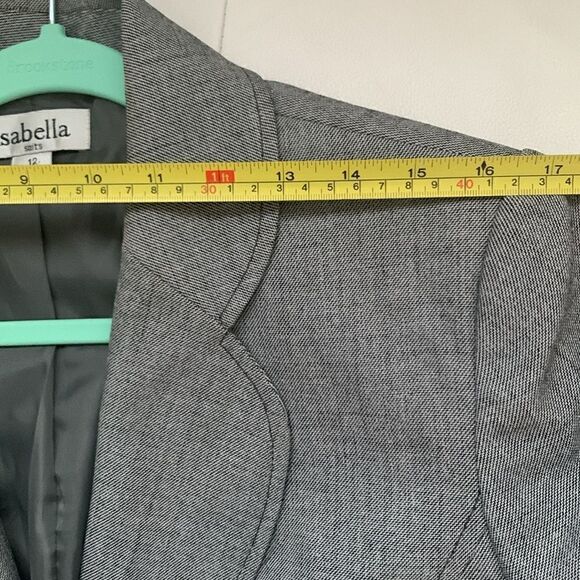 Isabella Grey Single Button Closure Women’s Blazer Jacket Size 12 - Picture 3 of 10
